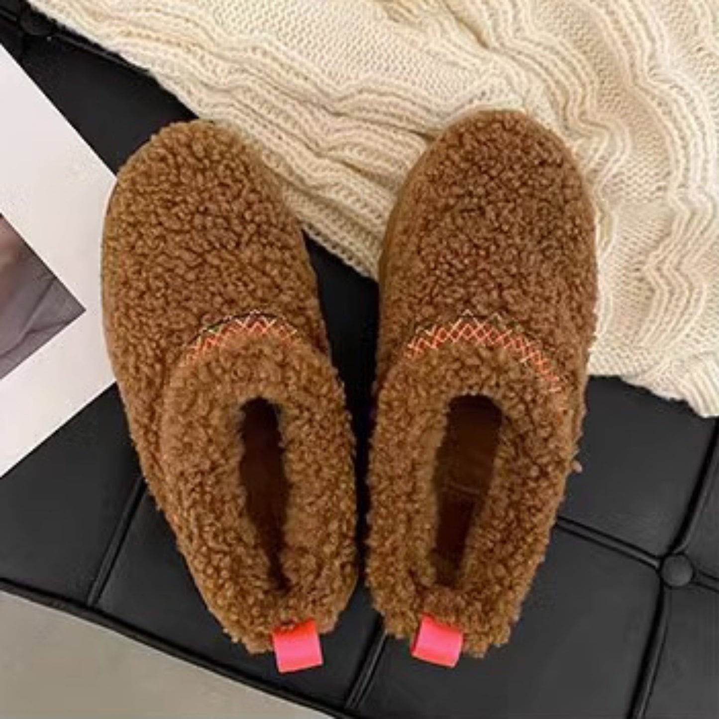 Braided Platform Slippers